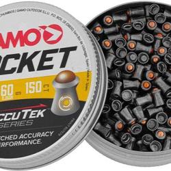 Plombs GAMO Rocket AccuTek 4,5mm pour carabine - Bo&icirc;te de 150