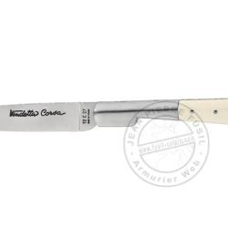 Couteau VENDETTA CORSA - Manche os blanc 12,5 cm