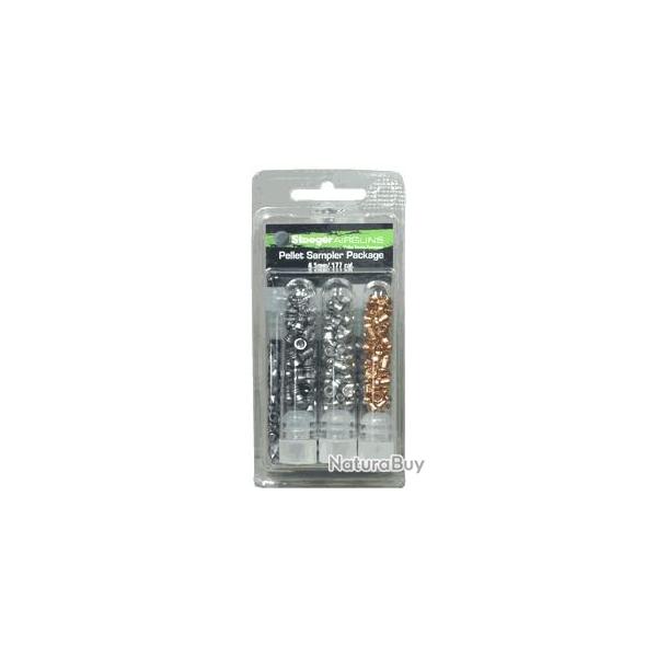 Lot de plombs STOEGER 4,5mm - Sampler Package