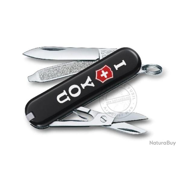 Couteau VICTORINOX - The Gift "I love you" - Classic 6p - Noir