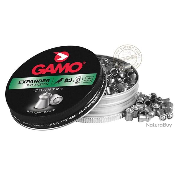 Plombs GAMO Expander 4,5mm - 2 x 250 pour carabine