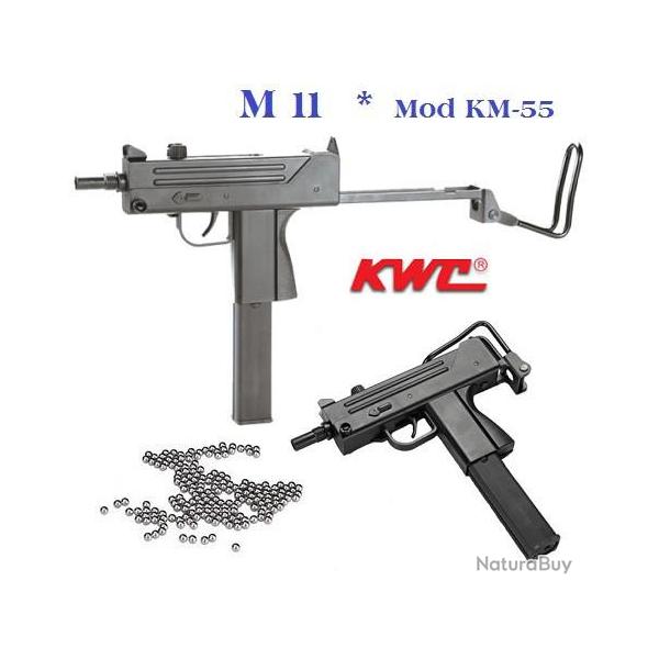 R�plique Pistolet mitrailleur Ingram M11 (R�plique Usi)  � KWC � Cal 4.5  Billes Acier
