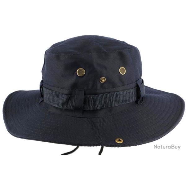 Chapeau Bob safari bleu marine Azzy Taille unique Bleu