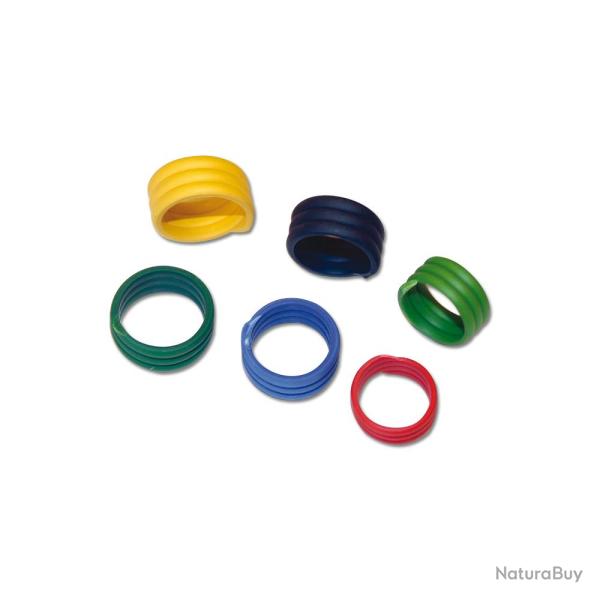 Bague Spirale En Plas. 20 Mm  Blanche x100 (Taille 1BIS)