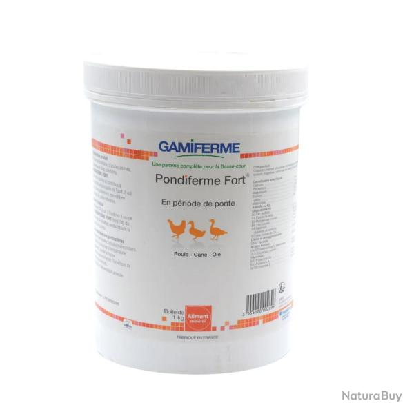 Pondiferme fort, aliment min�ral poules pondeuses 1kg - GAMIFERME