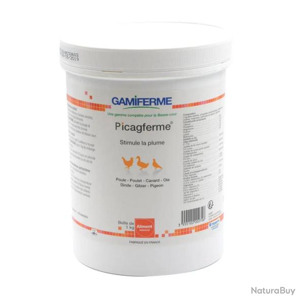 Picagferme, aliment min�ral volaille 1kg - GAMIFERME