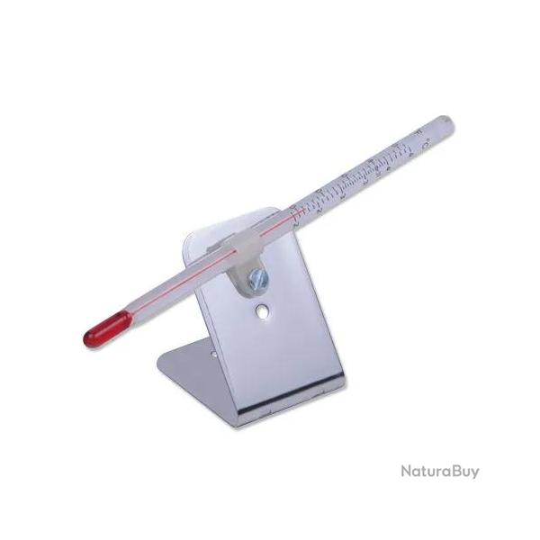 Thermom�tre tube rouge avec support - OLBA