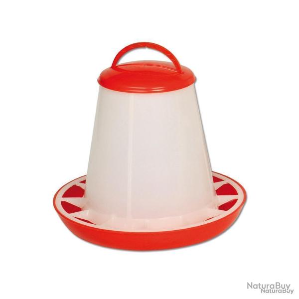 Mangeoire Plastique Anti-Gaspi 6Kg