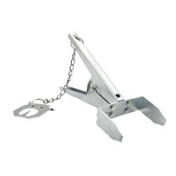 Pi&egrave;ge &agrave; taupe double rive + 1 d&eacute;tente 19 X 8 cm