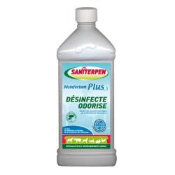 D&eacute;sinfectant Plus liquide 1 L - Homologu&eacute; - odeur pin Saniterpen