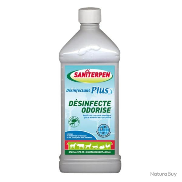 D�sinfectant Plus liquide 1 L - Homologu� - odeur pin Saniterpen