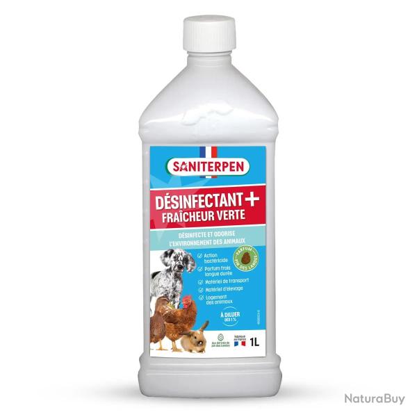 D�sinfectant Plus fra�cheur liquide 1 L - Saniterpen