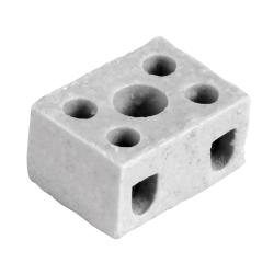Domino connexion &eacute;lectrique porcelaine pour couveuse
