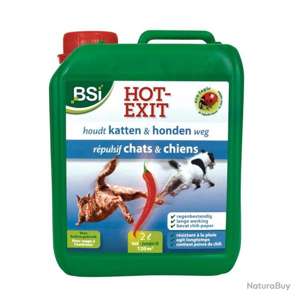 R�pulsif chien chat liquide recharge 2L - BSI