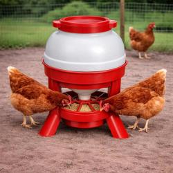 Mangeoire anti-gaspillage sur pieds 15 kg Gaun