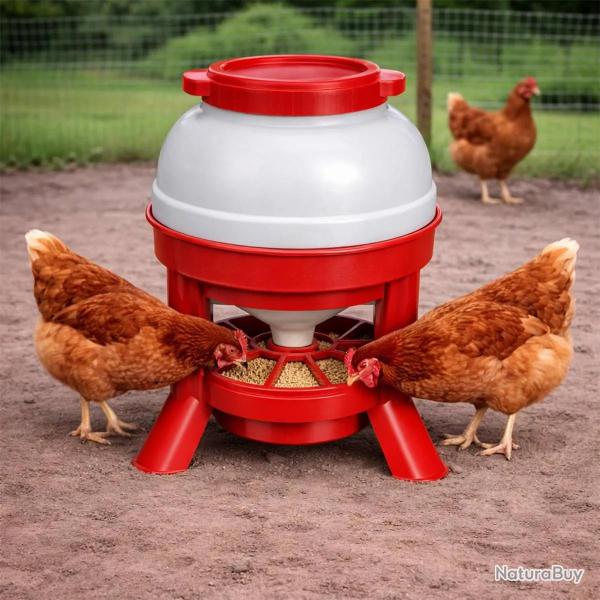 Mangeoire anti-gaspillage sur pieds 15 kg Gaun