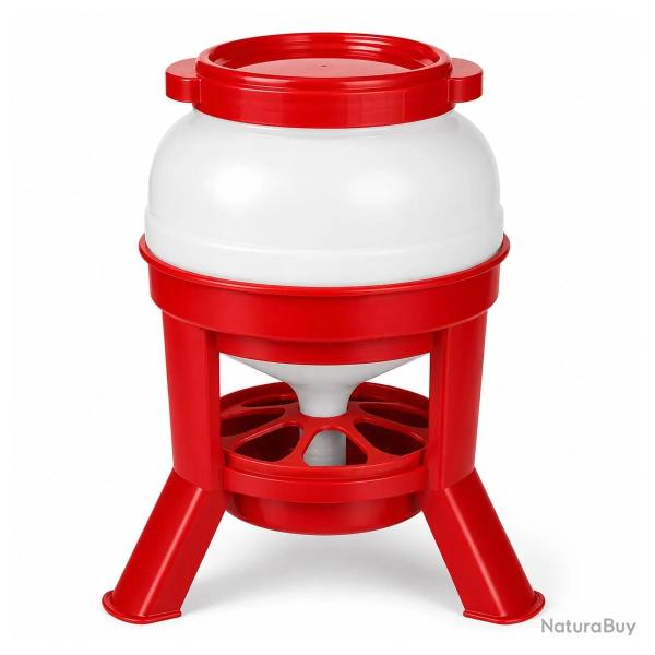 Mangeoire anti-gaspillage sur pieds 15 kg Gaun