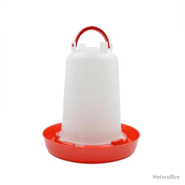 Abreuvoir plastique poule 1,5 L premium robuste avec poign�e