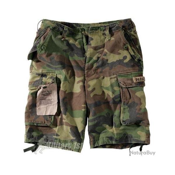 short pr�lav� woodland TAILLE XL