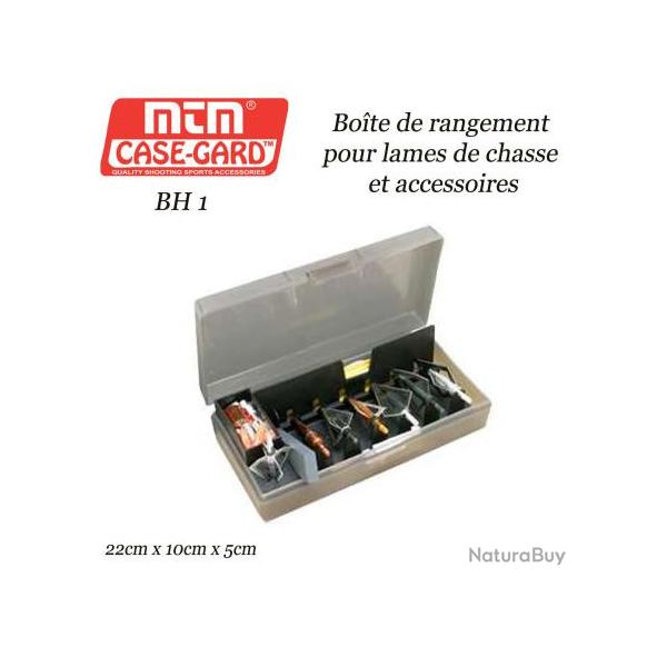 MTM Case-Gard Bo�te de rangement, de protection et de transport pour 6 pointes lames et accessoires