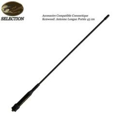 Antenne longue port&eacute;e 35 cm pour radios de chasse &agrave; connectique Kenwood