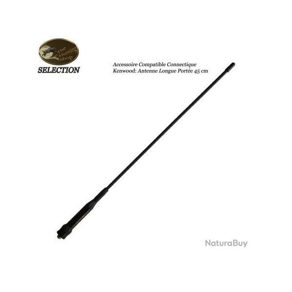 Antenne longue port�e 35 cm pour radios de chasse � connectique Kenwood