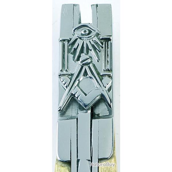 le FRANC MACON *Couteau grav�  pr�nom Collector ACACIA