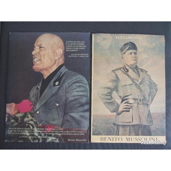 Ensemble ouvrages sur Benito Mussolini