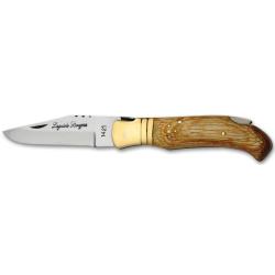 Couteau pliant en Bois color&eacute; blanc 11.5 cm Laguiole Bougna