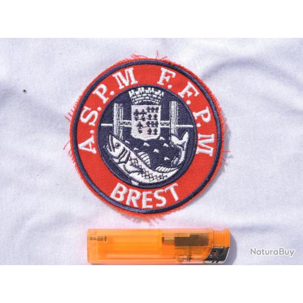 ANCIEN PATCH ASSOCIATION PECHE EN MER de BREST