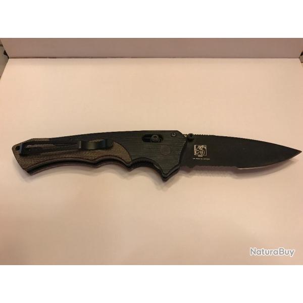 BENCHMADE MINI RUKUS 615 BLACKWOOD.