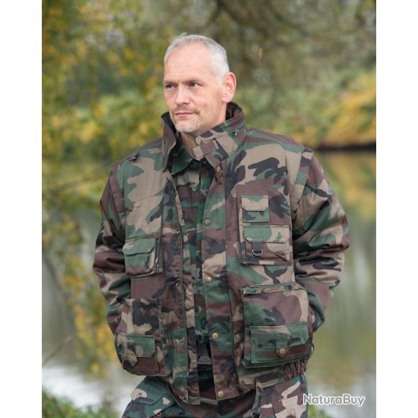 Blouson de chasse camouflage hiver Couleur Camo