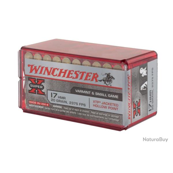 - 17 HMR - cartouche Winchester- SUPER X- 20 gr