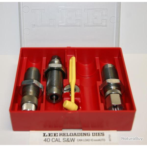 JEU 3 OUTILS CARBURE -LEE- CAL 40 SW (en stock)