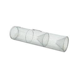 Nasse &agrave; anguilles grillage plastifi&eacute; maille 10 mm Longueur 80 cm
