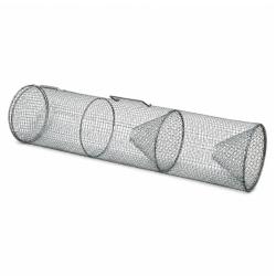 Nasse &agrave; anguilles grillage plastifi&eacute; maille 10 mm Longueur 80 cm