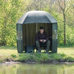 Ombrelle + auvent de p&ecirc;che Diam&egrave;tre 2m Hauteur 2m