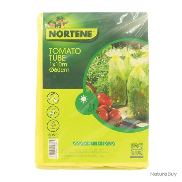 Housse croissance avec liens tomates gaine de for�age poly�thyl�ne jaune trait� anti-U.V