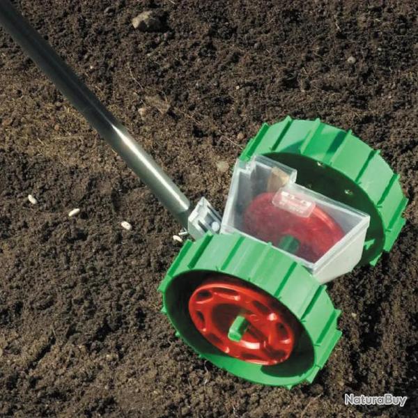 Semoir manuel graines Super Seeder 6 disques avec manche