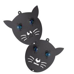 Effaroucheurs t&ecirc;te de chat 2 pi&egrave;ces &agrave; suspendre