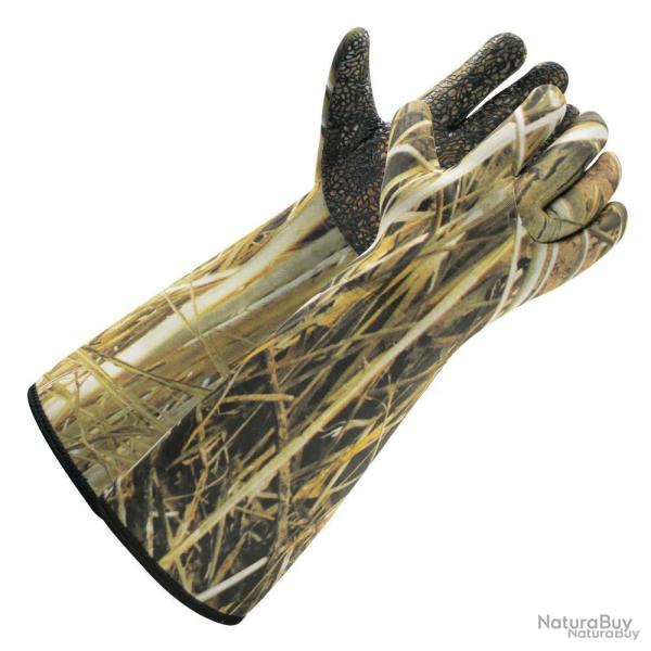 Gants mi longs d attelage n�opr�ne �paisseur 3.5mm camo
