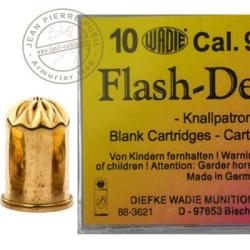 Cartouches 9mm Revolver &agrave; blanc - Flash / 10 cart.