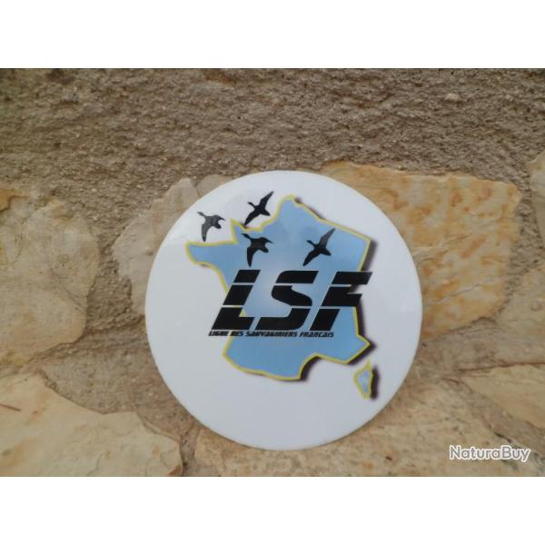Magnifique autocollant  chasse Canards LSF "ligue des Sauvaginiers de Fran�ais"