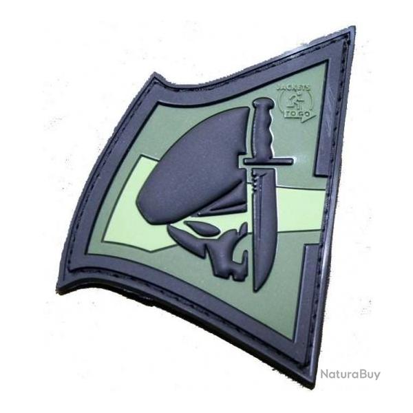 Patch "Rebel Skull" Noir/Vert C15P-900174