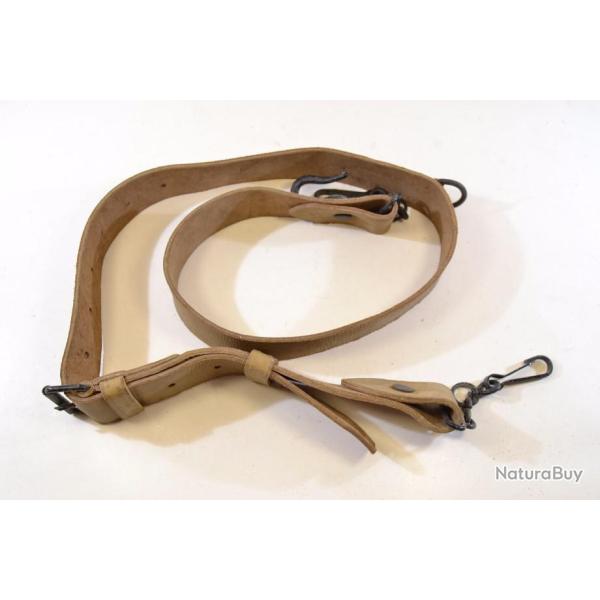 Bretelle pour fusil mitrailleur FM24-29 cuir, id�al airsoft softair maintball, sangle mitrailleuse B