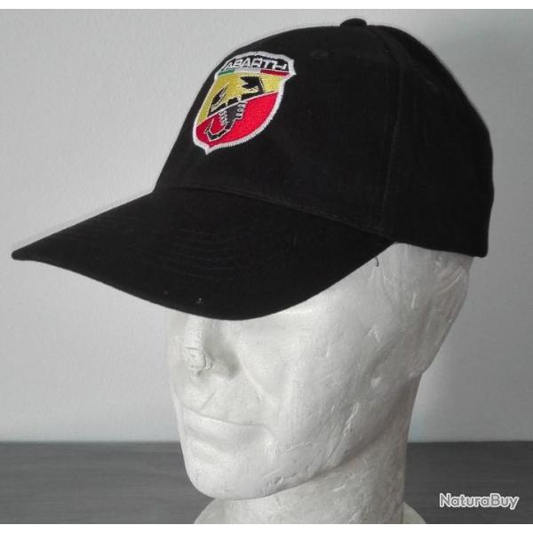 Casquette ABARTH noire ( autobianchi ritmo 124 131 600 850 500 stilo scorpion A112 )