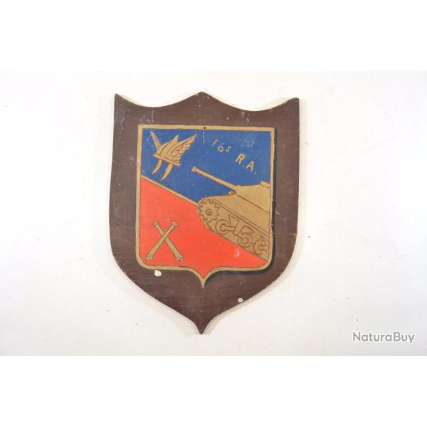 Ecusson artisanal souvenir r�giment 16e RA 16 r�giment d'Artillerie 16RA R.A. 16 insigne fanion