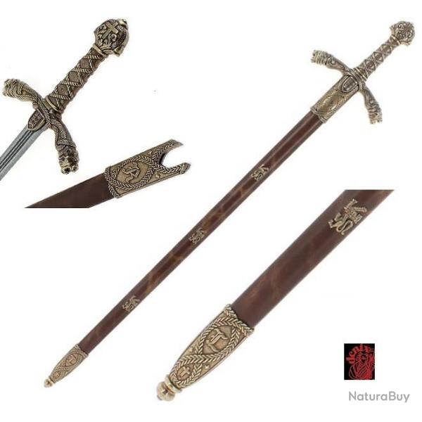 Rplique Epe Richard C?ur de Lion 12 me S  de 105 cm / Marron