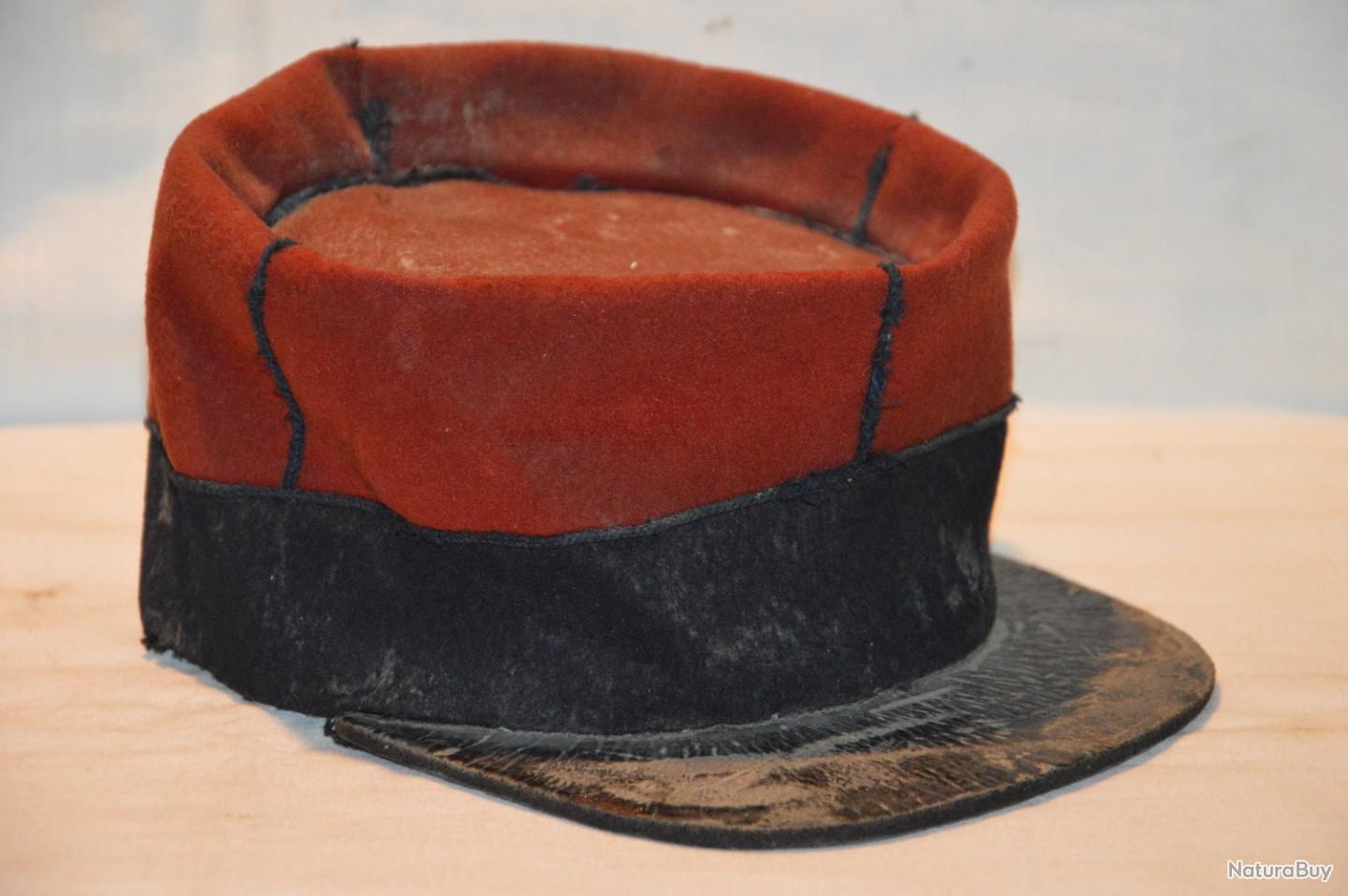 KEPI MOD.1867 D'INFANTERIE-SECOND EMPIRE-GUERRE 1870/1871-FRENCH KEPY ...