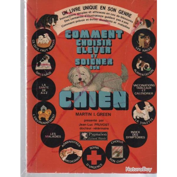 Comment choisir �lever et soigner son chien , pr�sent� par docteur-v�t�rinaire jean luc pruvost
